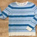 Vineyard Vines  Women’s Size Small‎ Cashmere Blend Capri Blue Fairisle Sweater Photo 1