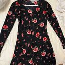 Divided Flowy Flowered Dress Photo 1