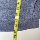 Victoria's Secret Victoria’s Secret Blue Heathered Cap Sleeve Terrycloth Sweatshirt Photo 6