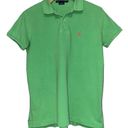 Ralph Lauren  Vintage Women’s Size S Green Short Sleeve Cotton Polo Shirt Photo 0