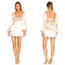 Majorelle  Carla Dress In Metallic Neutral Size M Photo 1