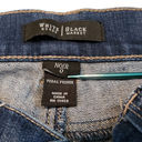 White House | Black Market  Jeans Size 0 Noir Pedal Pushers Feel Beautiful Women's Blue Denim Pants Photo 4