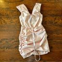 House Of CB  Pink Coraline Ruched Satin Corset Mini dress Size Medium NEW w/ Tags Photo 5