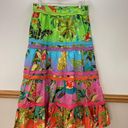 Farm Rio EUC  Ombré Forest Midi Skirt Size Medium Retails $225 Photo 9