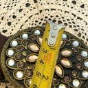 1990s Y2K Vegan Friendly Faux Leather Belt with Rhinestone Buckle Photo 4