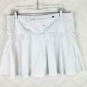 Athleta Ace Tennis Skort 13.5" Size 1X Bright White Golf Athletic Running Photo 7