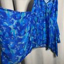 Vix Paula Hermanny  Yves Gisa Short Blue Watercolor Dress Photo 6