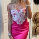 Bardot Pink Corset Crop Top Photo 0