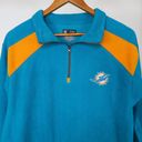 NFL  Miami Dolphins Half Zip Fleece Jacket Photo 3