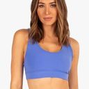 Koral NWOT  Womens Amparo Blue Evolve Blackout Sports Bra sz S Racerback Key Hole Photo 0