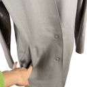 Rag and Bone New  Clifton Virgin Wool Snap Coat Jacket Light Grey Size 4 Career Job Photo 5