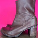 Clarks Indigo by  Saunter Brown Leather Ankle Boot Sz 6m Photo 2