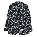 Jessica London  BLACK WITH WHITE COW PRINT SPECKLES 12W TALL Photo 0