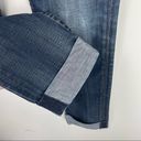 Hudson Jeans  Relaxed Straight Distressed Cuffed Dark Wash Jeans Sz 26 Photo 6