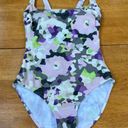 Gottex  Retro Swimwear One Piece Swimsuit Geometric Pattern Print , Size M Photo 9