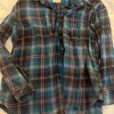 American Eagle Oversized Plaid Button Down Photo 0