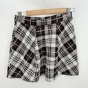 Full Tilt  Black White Plaid Mini Skirt Elastic Stretch Waist Women Size Small Photo 5