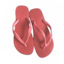 Havaianas Top  𓆉 Flip Flop Sandals 𓆉 Brazilian Beach Sandals 𓆉 Solid Pink Photo 6