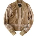 All Saints | Craddock Suede Bomber Jacket Size 00 Photo 2