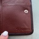 Brighton  brown leather wallet Key ring Silver embellishments Zippered pocket Photo 2