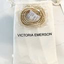 Victoria Emerson  Dorado Beaded Wrap Bracelets Set of 3 Silver Brown Tan Photo 5