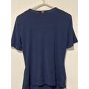 St. John  Women's Size Small Shirt Blue Short Sleeve Blouse Designer Stretch Top Photo 9