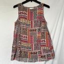 J.Jill  Pink and Orange Paisley Tank Top - Size M Photo 0