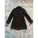 Anne Klein  Black Double Breasted Wool Blend Pea Coat Size S Photo 1