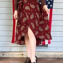 Polo  Ralph Lauren Silk Paisley Wrap Skirt Photo 1