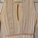 Love, Fire Boho Dress New Cream Cold Shoulder Bell Sleeves Medium Photo 2