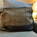 Coach  Park Signature Hobo Shoulder Bag Handbag Purse Cloth Khaki M1392-F23279 Photo 3