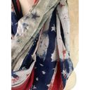 infinity One Size Twiggy London American Flag Theme  Loop Scarf Double Faced Photo 4