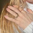 Vintage “Perseverance” Gold Baguette Diamond Ring 6 Classic Feminine Stacking Photo 3