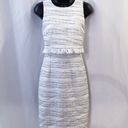 Karl Lagerfeld White Tweed Sheath Dress Photo 9