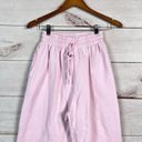 frankie's bikinis Frankie Shop Womens Sweatpants Sz S Pink Cotton High Rise Elastic Waist Jogger Photo 2