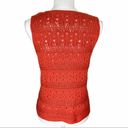 RD Style  Crochet Tank Top Coral Peach  M Photo 4