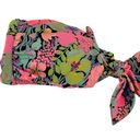 Victoria's Secret  Neon Floral Tropical Strapless Tie Bikini Top Size Large Photo 6