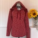 Danskin  Now Active Sweatshirt Red Hooded Photo 1