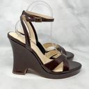 Jessica Simpson NEW  Jilly Bronze Metallic Platform Wedge Sandal Heels Brown 9.5 Photo 1