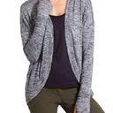 Athleta  gray cardigan sweater, Size XS, thumb holes at cuffs Photo 3