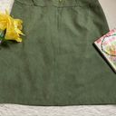 Dress Barn Vintage 90s  suede green Fall skirt Photo 5