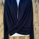 CALIA Carrie Underwood Effortless Ballet Wrap Sweater Black Sz XS Photo 0