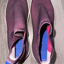 Rothy's  The Chelsea Berry Lattice Fabric High Top Sneaker Slip On Boots Size 8.5 Photo 6