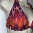 Vix Paula Hermanny  Triangle Bikini Swimsuit Top Beaded Boho Design Women’s 10 Photo 2