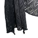 Liz Claiborne  Scarf Wrap Black Crochet 78" x 24" New Photo 2