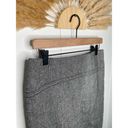 NY & Co Gray Tweed Herringbone Straight Pencil Skirt Size 4 Work Office Dressy Photo 1