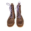 Krass&co Lanona Shoe  Tavern Boot 8" Brown Leather Moc Toe Boots  Women's Size 7.5 Photo 2