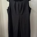 Lands'End  Sleeveless Dress Black Size 16 Petite Photo 0