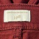 J.Jill  Christian Siriano Merlot Straight Leg Ankle Length Jeans Size 10 Photo 4