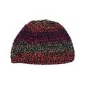 Handmade Black Multicolor Knit Beanie Photo 0